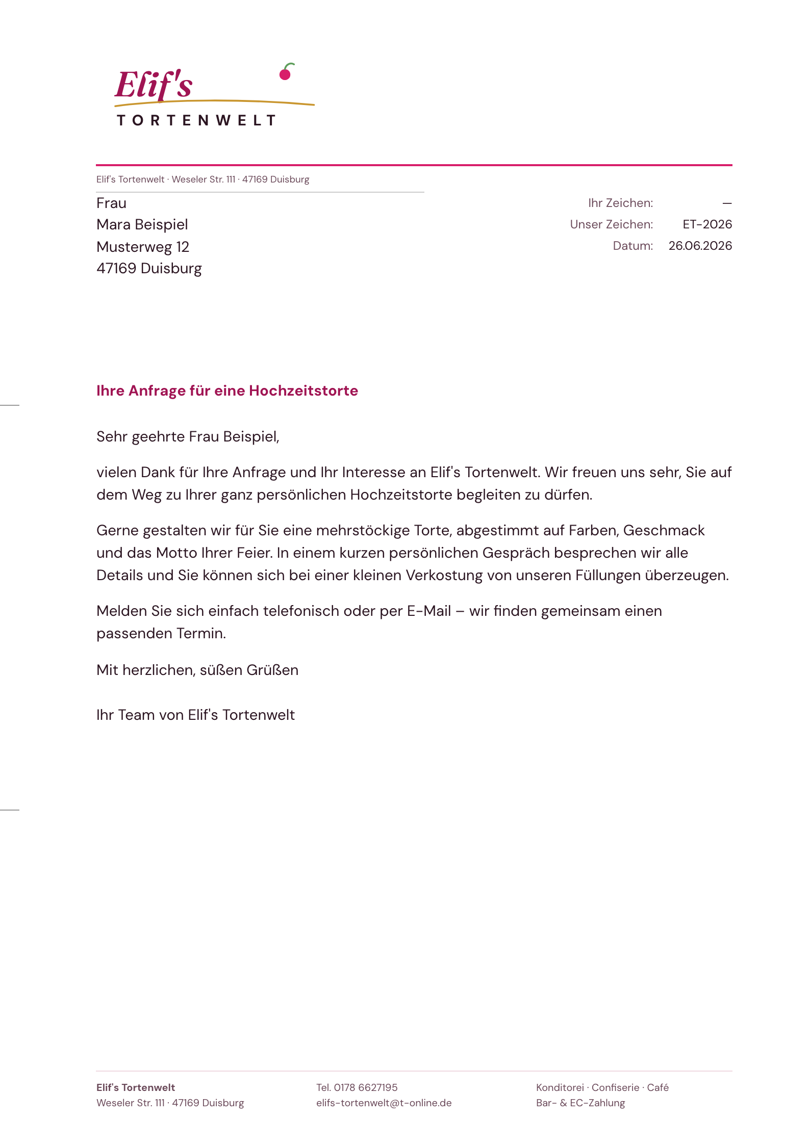 Briefbogen Konzept 1